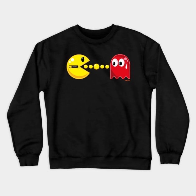 Pac Man Crewneck Sweatshirt by eltronco